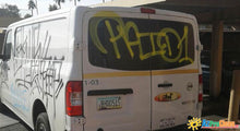 Load image into Gallery viewer, Graffiti Removal Services from cars before